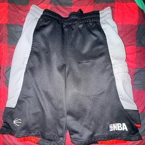 NBA Black and White Athletic Shorts